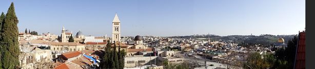 Blick über Jerusalem
