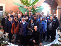 Gruppenbild Katakombe Romreise 2016, Foto: privat