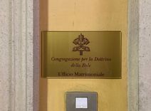 Eingangsschild der Glaubenskongregation